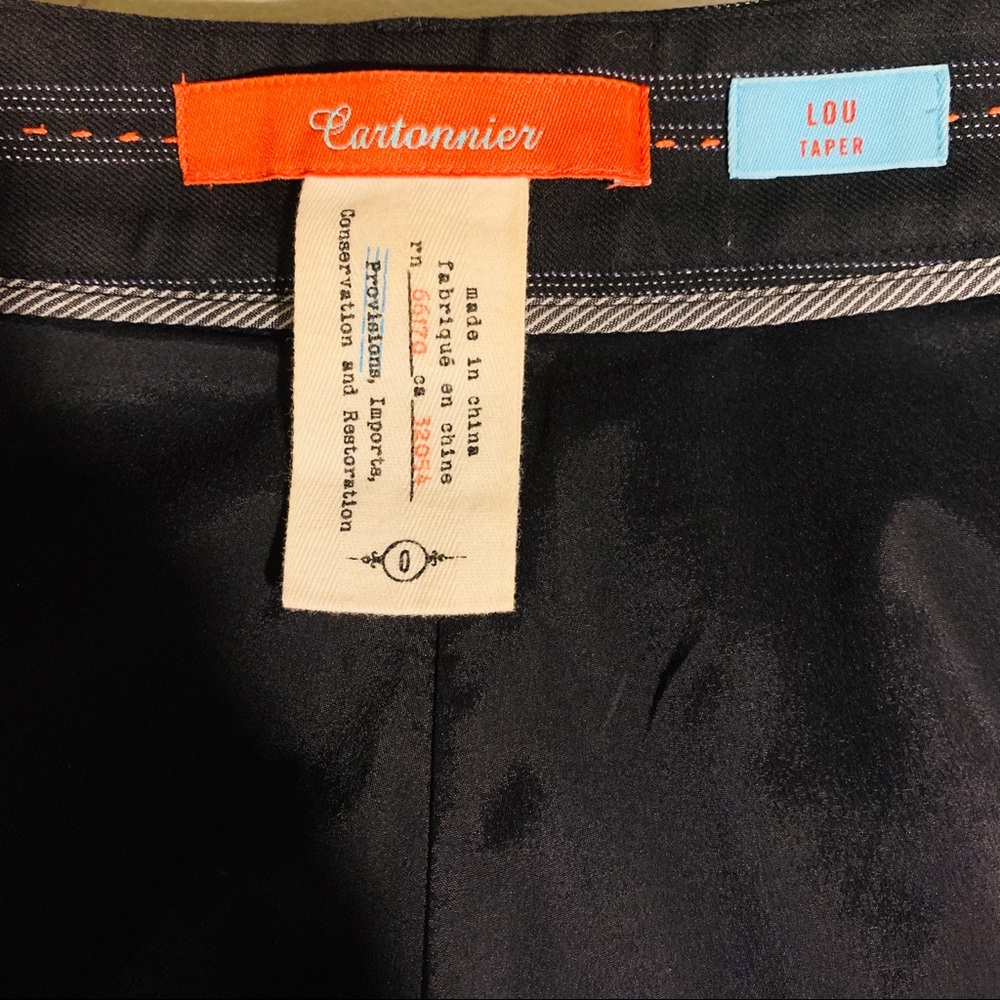 Anthropologie Cartonnier Lou Taper cropped pants - Picture 8 of 8